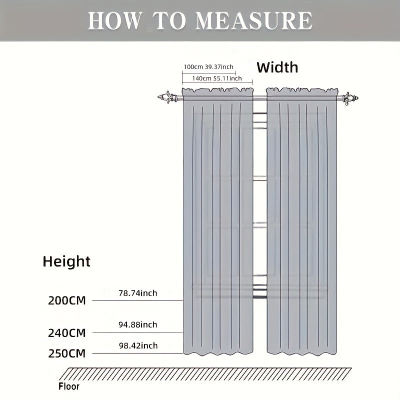 Geometric Jacquard Sheer Curtains for Living Room Polyester Grommet Top