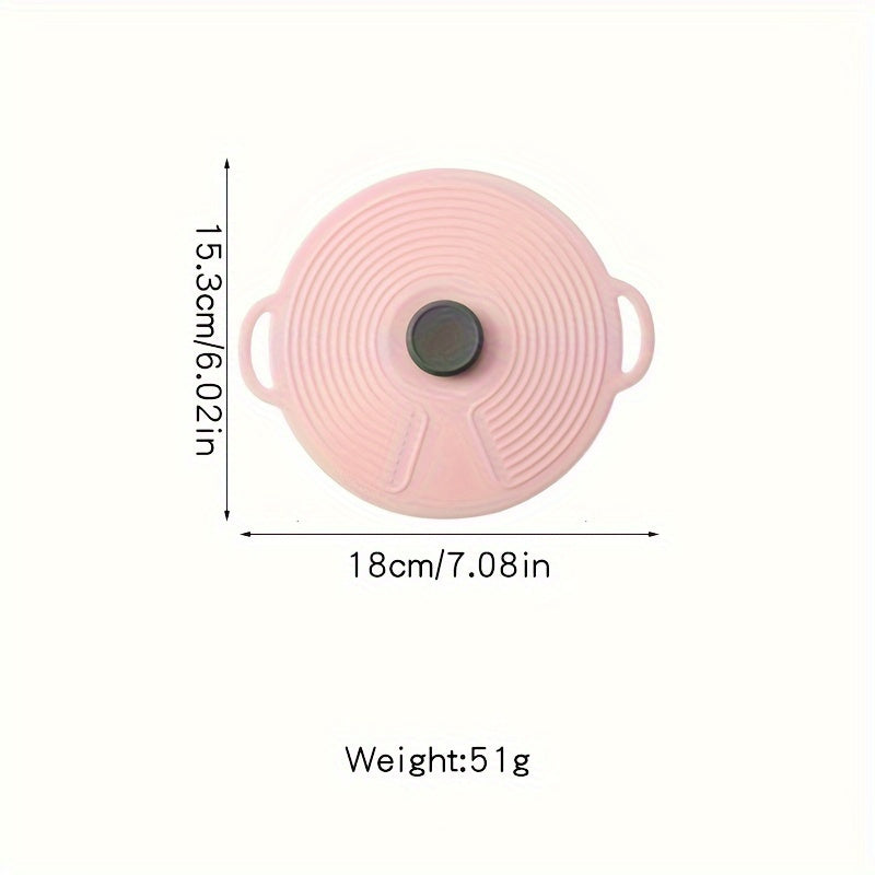 Oshxona aksessuari: Qaynatishdan himoya qiluvchi silikon qozon qopqog'i va ko'p maqsadli pishirish qopqog'i, PET materialidan tayyorlangan, turli xil pishirish idishlari uchun changdan himoyalovchi asbob.