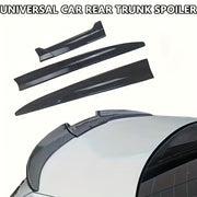 Universal Carbon Fiber Car Rear Spoiler Three-Section Tail Wing Kit