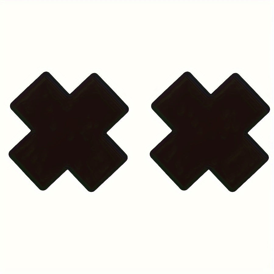 20 Self-Adhesive Invisible Cross Nipple Covers for Women Lingerie Accessories