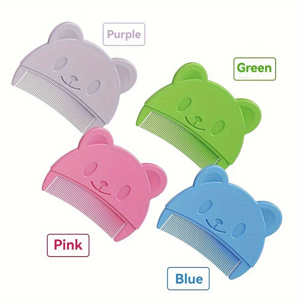 Kids Hair Comb for Children, Bear-Shaped, Gentle on Scalp, Multiple Colors