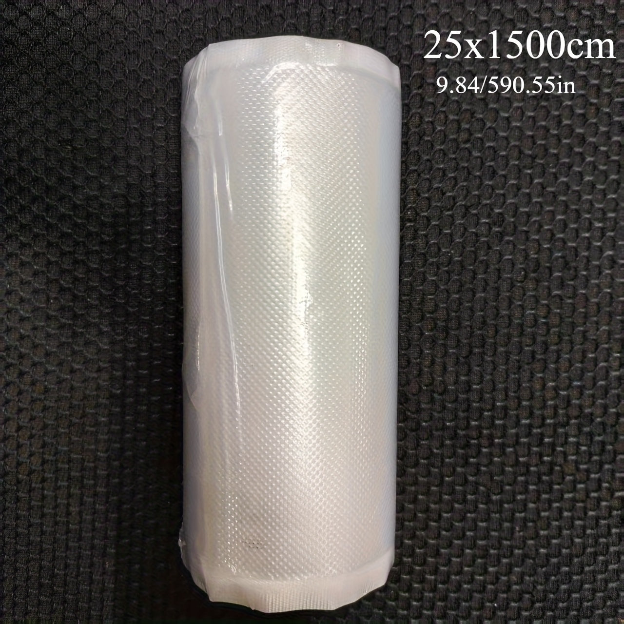 Rollo de envasado al vacío de 15 metros para conservación de alimentos, almacena frutas, verduras, carnes, snacks, productos secos