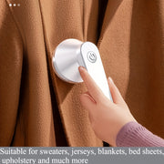USB Rechargeable Fabric Shaver with Stainless Steel Mesh for Lint and Pilling Removal