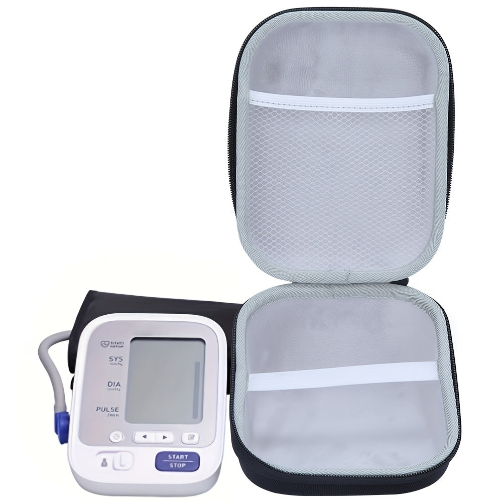 Estuche portátil para monitor de presión arterial con correa de mano y material duradero