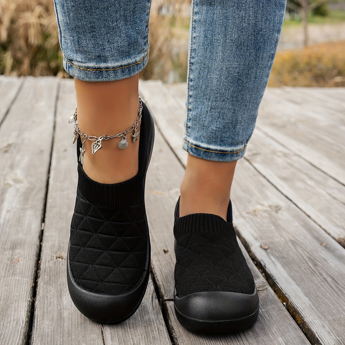 Zapatillas ligeras para mujer de estilo casual para todas las estaciones