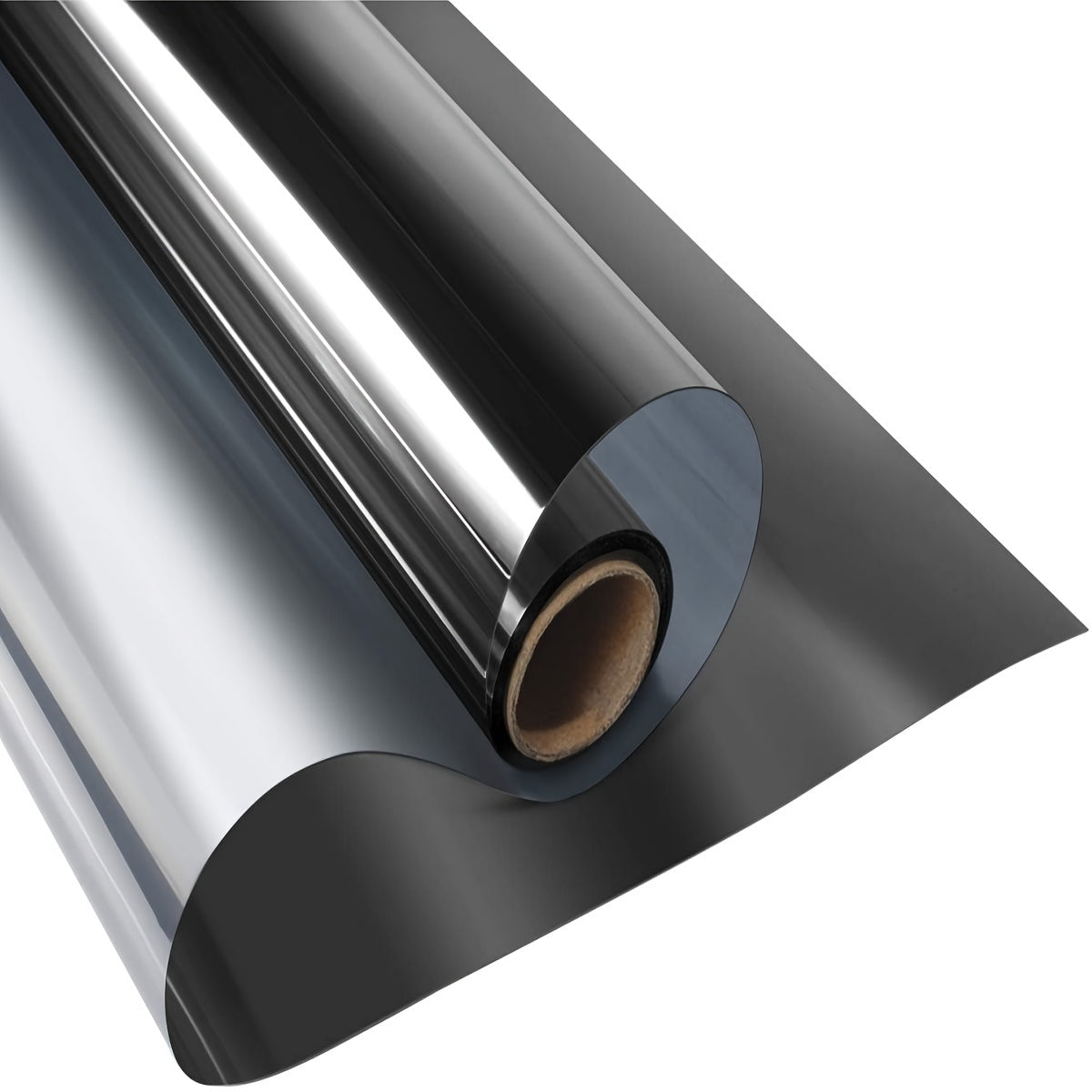 Black Solar Film One Roll Static Glass Window Insulation Film for Home Office