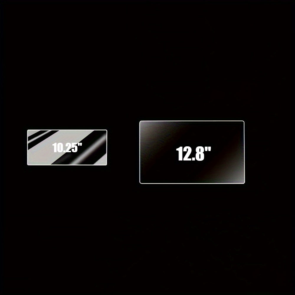 2 piezas de protector de pantalla de vidrio templado transparente para GPS de coche con pantalla de 32,5 cm