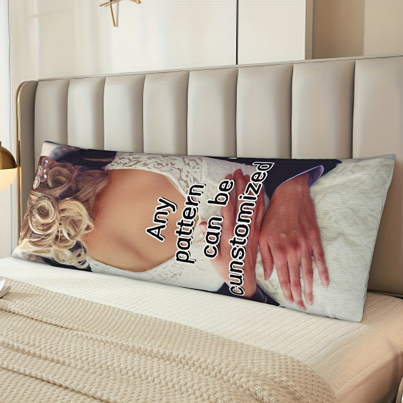Personalized Double-Sided Plush Body Pillowcase 20x54 Custom Memory Gift