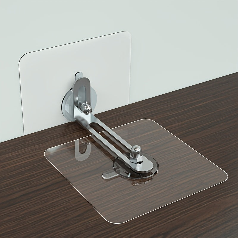 Set of 2 Anti-Tipping Furniture Fixing Devices for Cabinets and Wardrobes