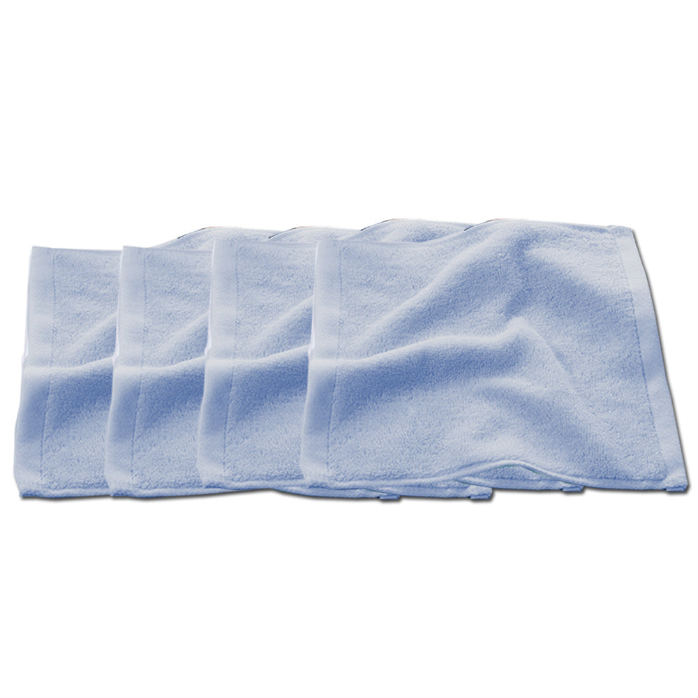 Cotton Washcloths Pack of 1 or 4 for Face and Bathroom Use 24.89cm