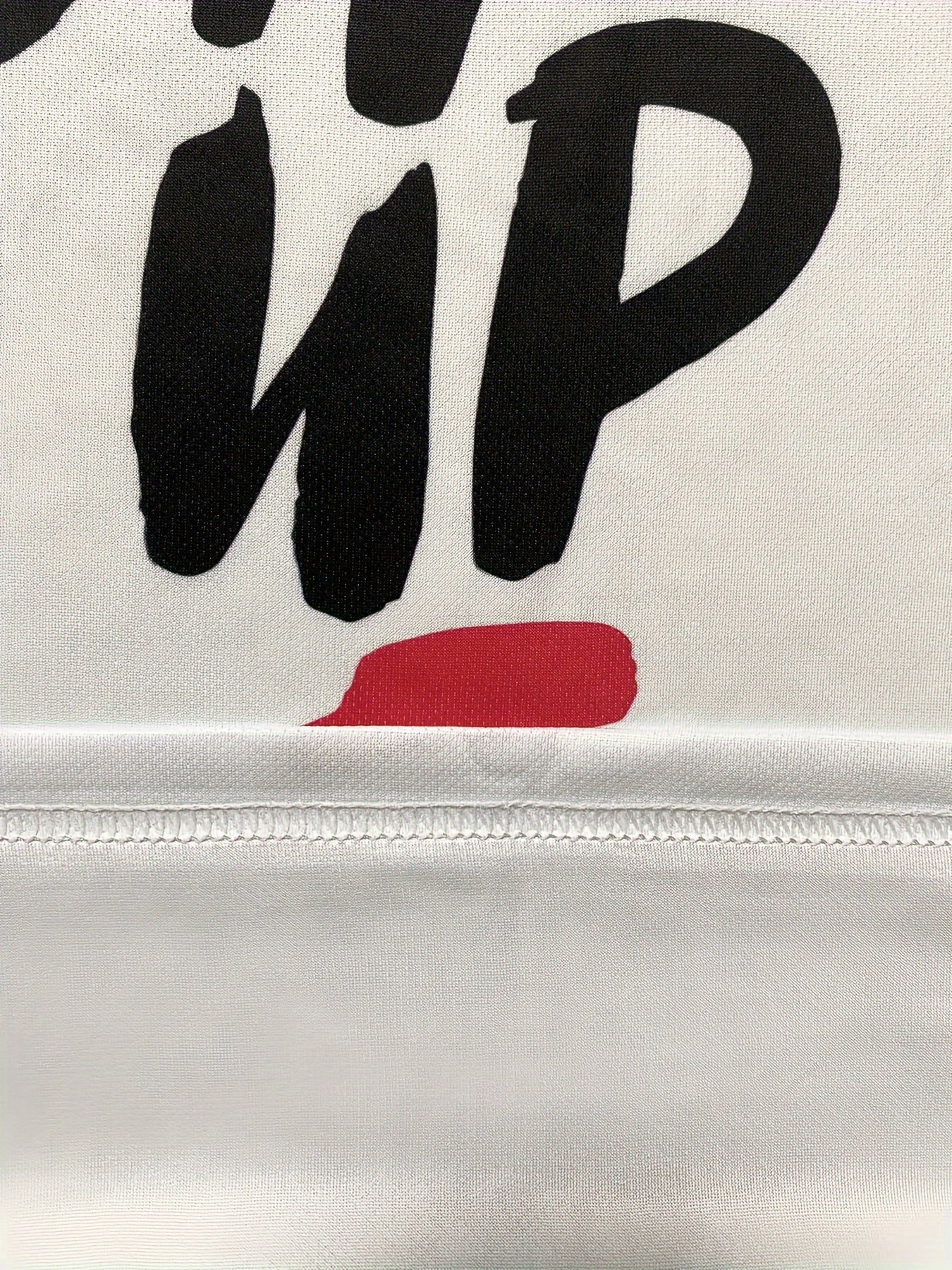 Men's Plus Size Tank Top Black with White Red "Never Give Up" Motivational Gym Basketball Sleeveless