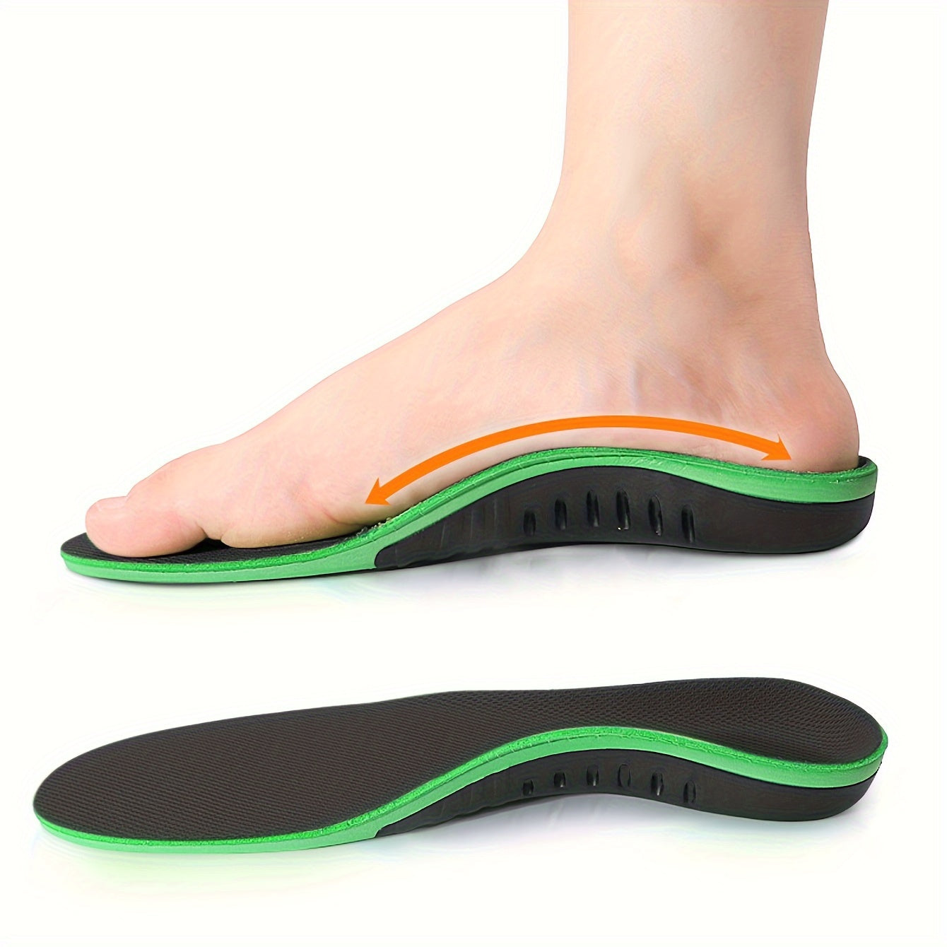 Unisex Sweat-Absorbent EVA Foam Insoles for Sports and Flat Shoes