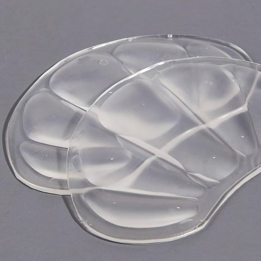 Unisex Transparent Gel Insoles for Pain Relief and Support, Cushions