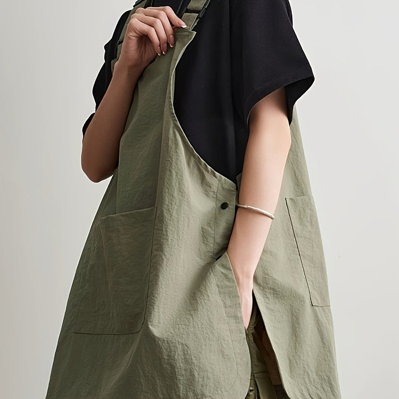 Delantal ajustable de estilo japonés para hombres y mujeres, para cocinar al aire libre y uso en vacaciones