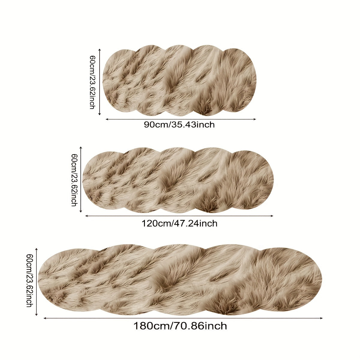 Повседневный плюшевый напольный коврик водонепроницаемый, нескользящий, мягкий для гостиной, спальни, ванной