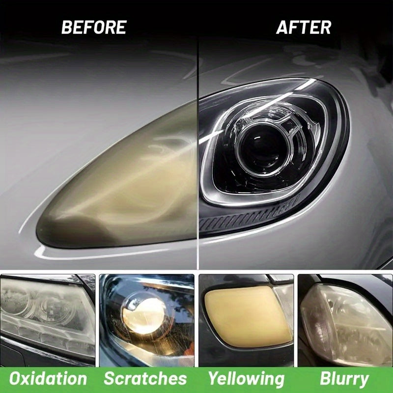 Motorcycle Headlight Restoration Kit No Sanding Oxidation Removal