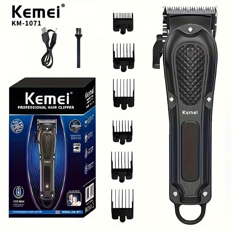 Cordless Hair Clipper with Lithium Battery USB Rechargeable Professional Trimmer