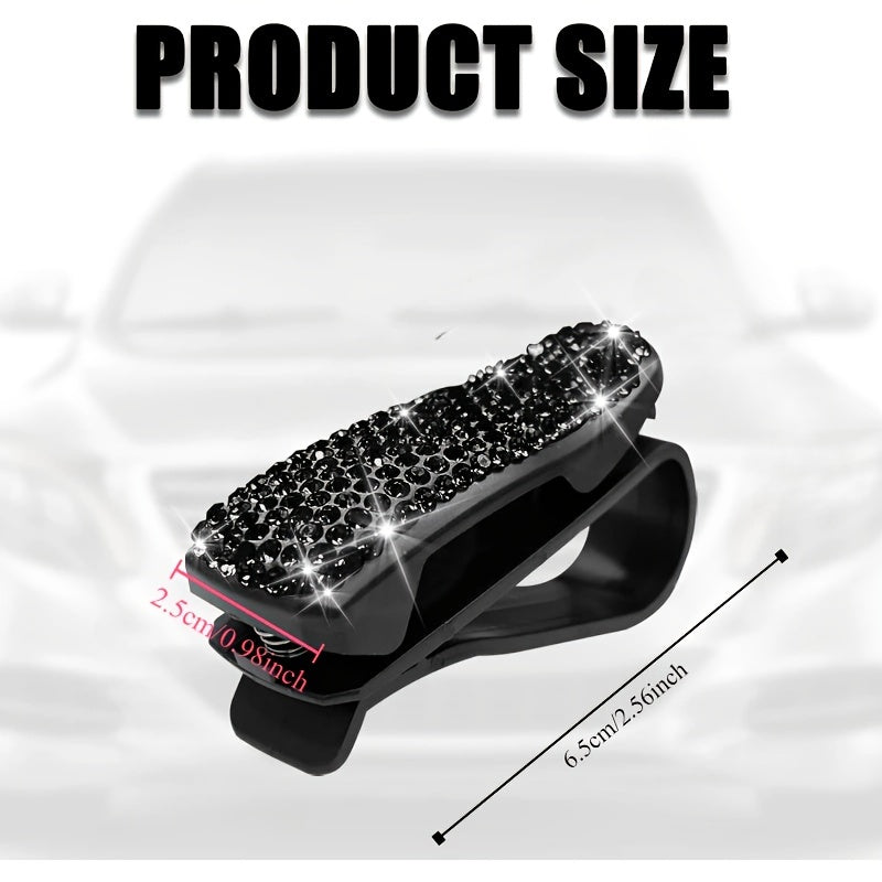 2 dona Avtomobil quyosh nuri ko‘zoynka tutgich klipi magnit charm bilan avtomobil aksessuarlari