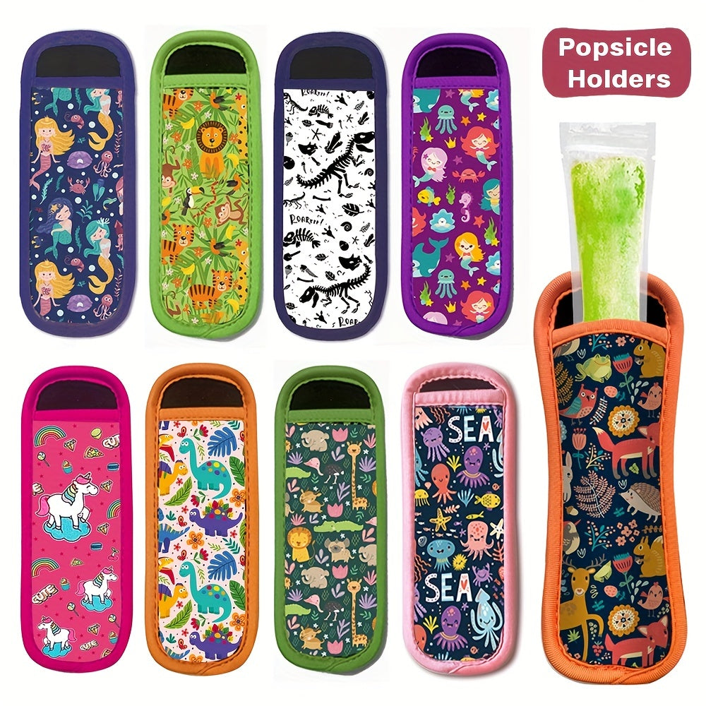 Fundas reutilizables de neopreno para helados para niños