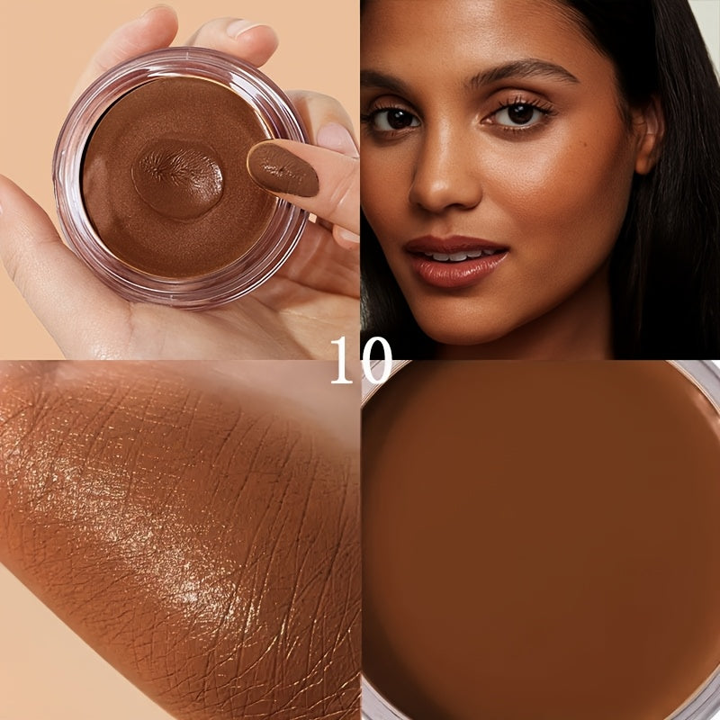 Crema de base para todas las tonalidades de piel de mujer, cobertura total, acabado mate
