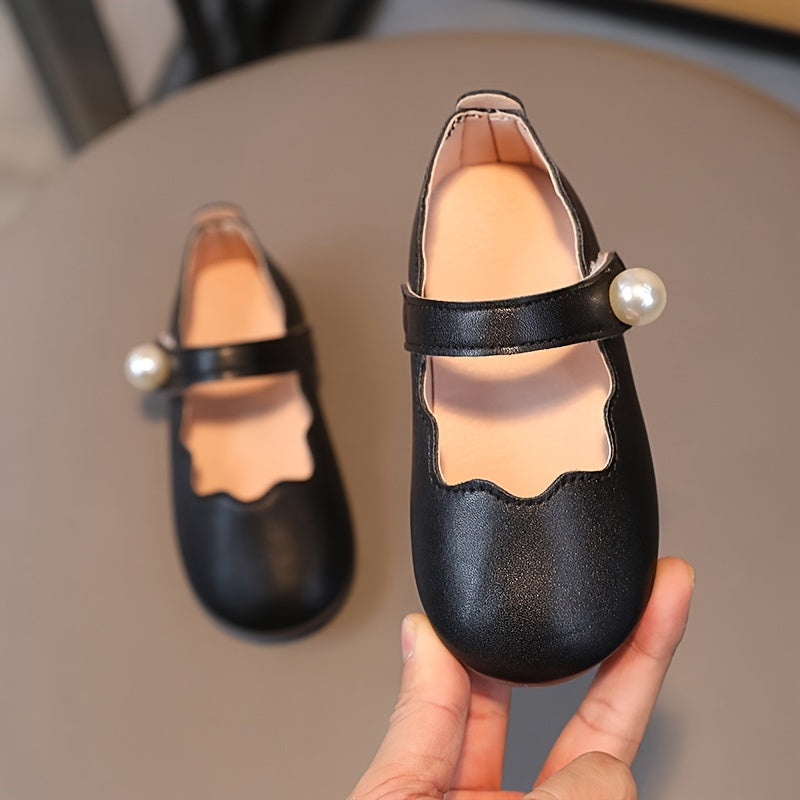 Infant Baby Shoes Soft Bottom Mary Jane Style with Glitter Stars Spring All-Season