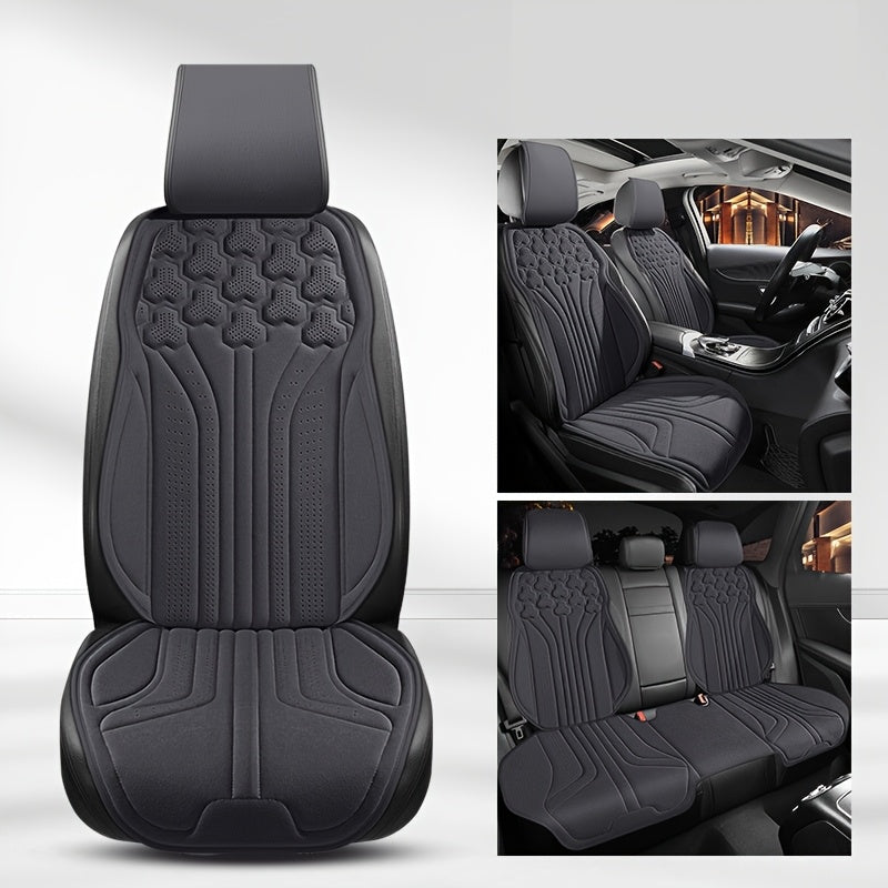 Universal to'rt fasli uchun sedanga mo'ljallangan o'rindiq qopqog'i to'plami, nafas oladigan, sirpanishga qarshi