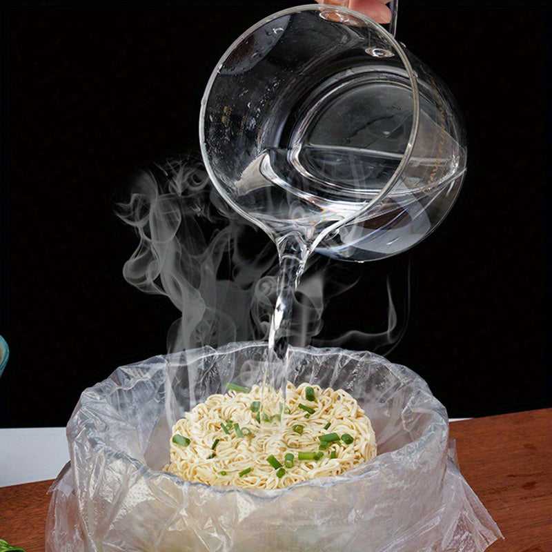 300 Clear Disposable Food Storage Bags Transparent Polycarbonate for Food Contact