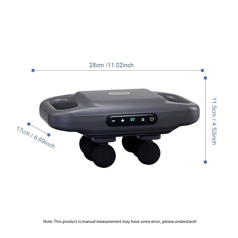 Six-Head Massage Gun with 6 Modes 20 Levels Rechargeable Handheld Body Massager