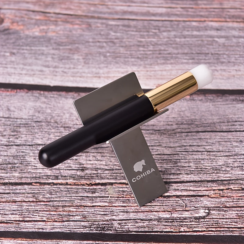 Unisex zanglamaydigan po'latdan yasalgan portativ buklamali sigar tutgichi 1ta