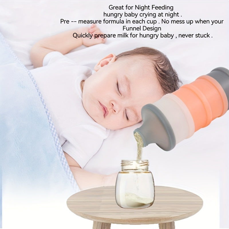 Портативный контейнер для кормления малыша, контейнер для смеси, против проливания, без BPA