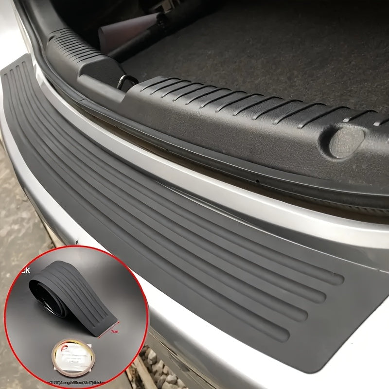 Universal moslamali polyester tolali avtomobil orqa eshik sill himoya chizig‘i, tirnalishga qarshi bumper