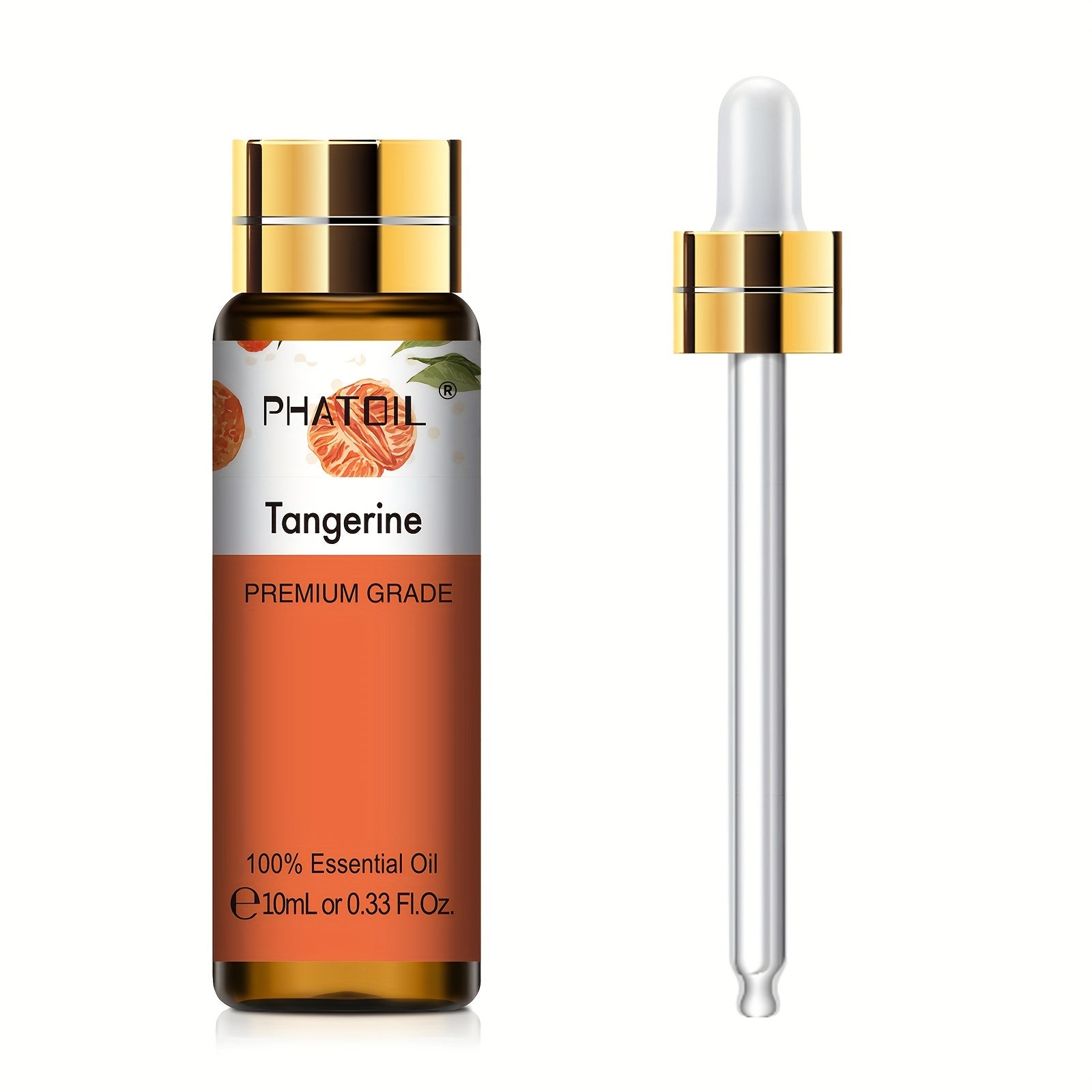 PHATOIL Efir moyi Yagona 10ml - Kayfiyatni ko'taruvchi aromaterapiya suvi, ko'p maqsadli foydalanish, yuqori sifatli, oqmas, UV nurlanishiga chidamli - 1 shisha