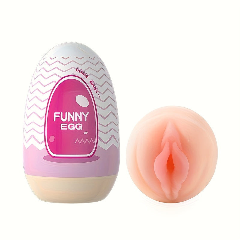 Mini Portable TPE Masturbation Eggs Soft Silicone Female Vagina Stimulating Toys