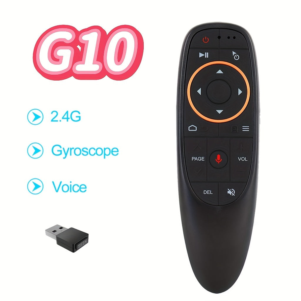 G10 Voice Remote with Air Mouse for Android TV Box Computers Tablets Gaming Consoles