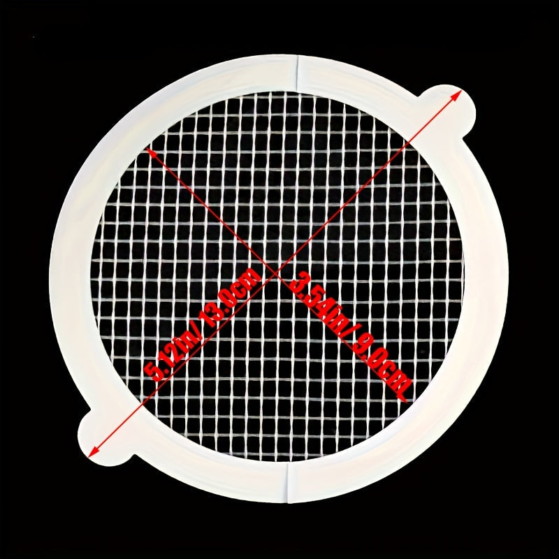 Disposable Hair Catcher Mesh Stickers for Shower Drains 10 Pack Prevent Clogs Odors