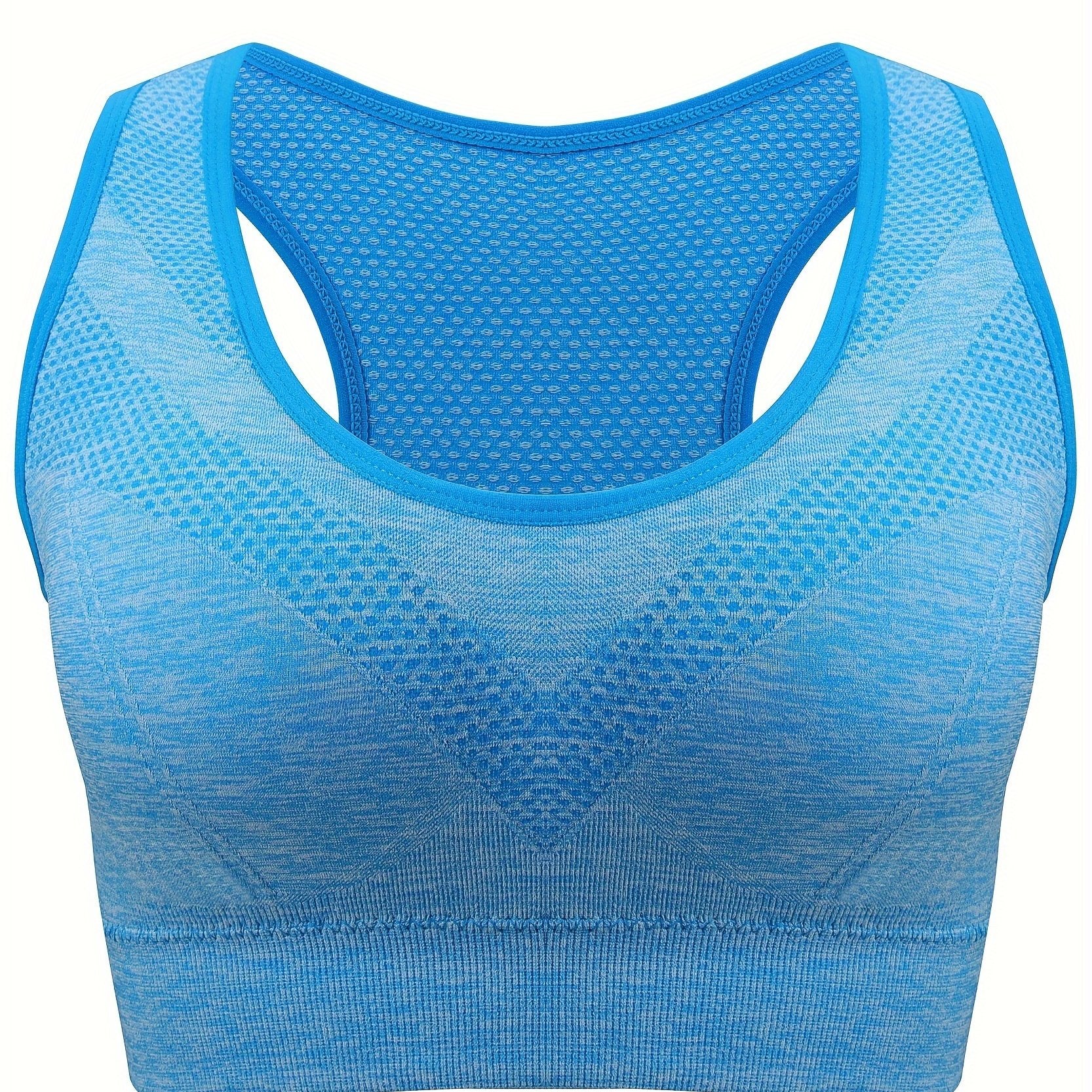 Women Breathable Seamless Mesh Sports Bra Large Size Yoga Bra Plus Size