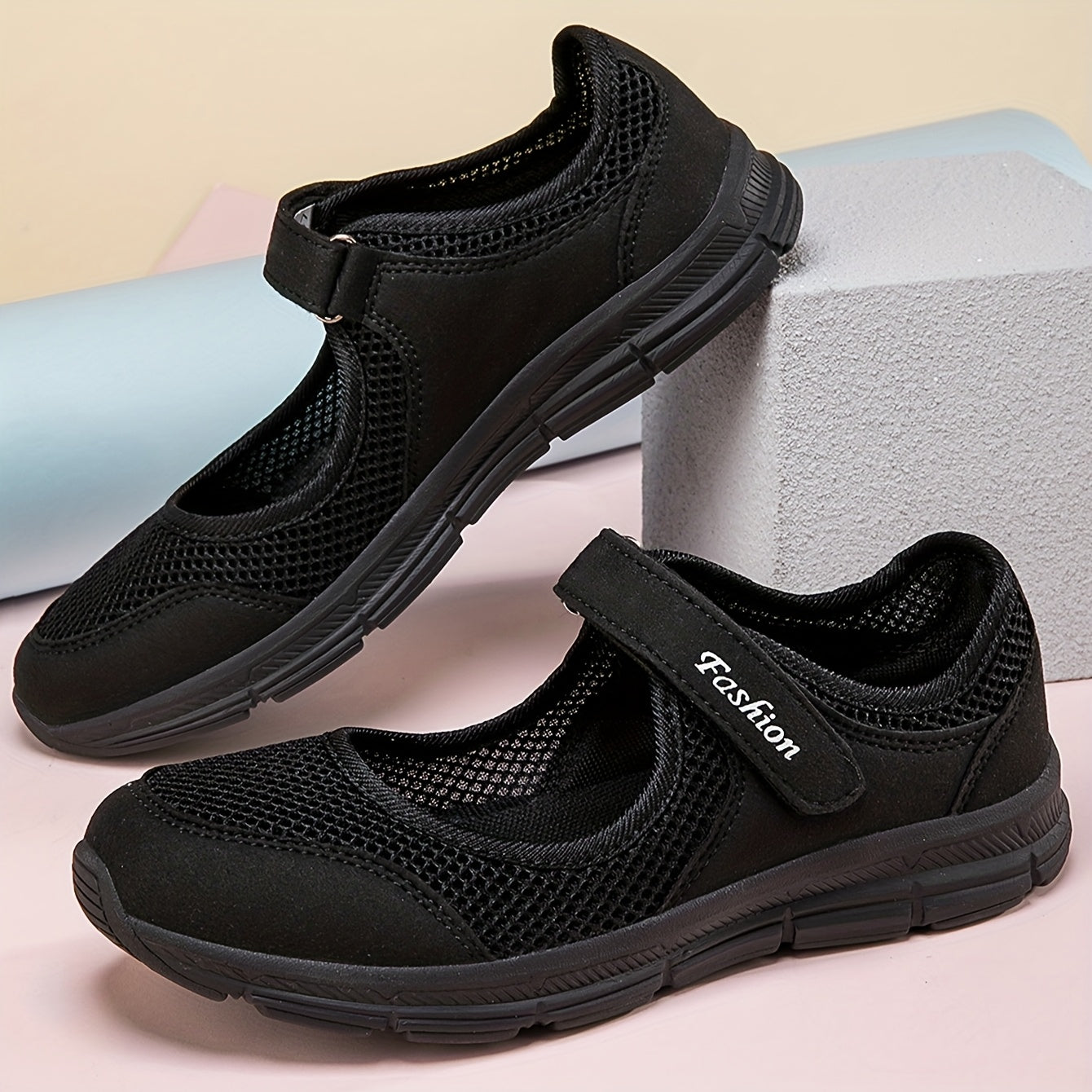 Zapatos planos para mujer de color sólido, zapatos casuales para viajar y bailar