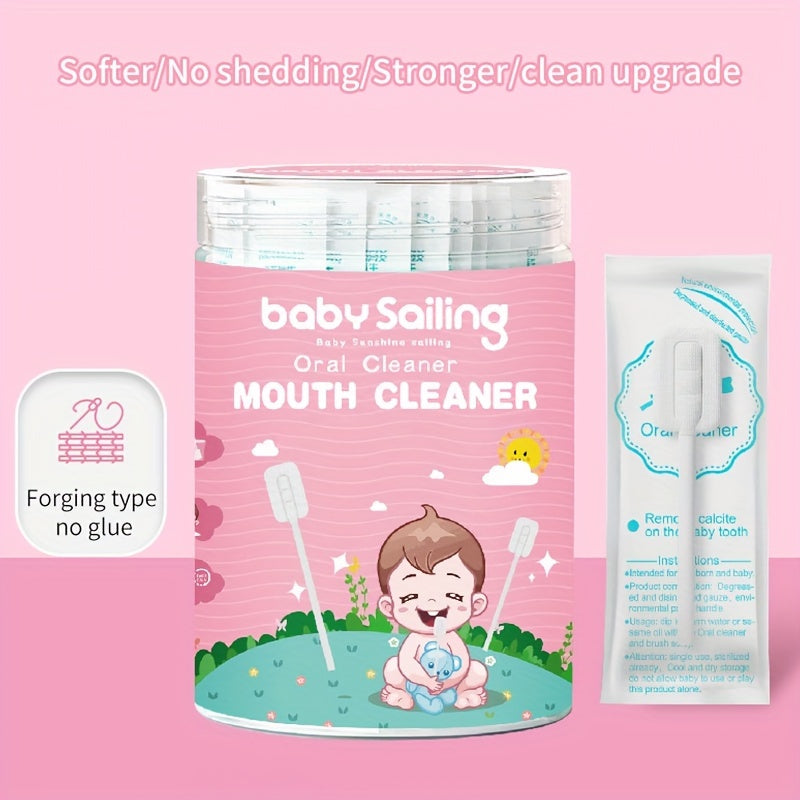 30 Pack Disposable Tongue Cleaners Soft Oral Care Toothbrushes for Adults and Children White