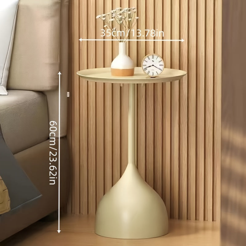 Nordic Minimalist Metal Side Table for Living Room or Bedroom Small Space