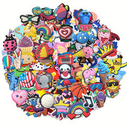 Unisex Shoe Charms Assorted Varieties for Sneakers Decoration 101pcs