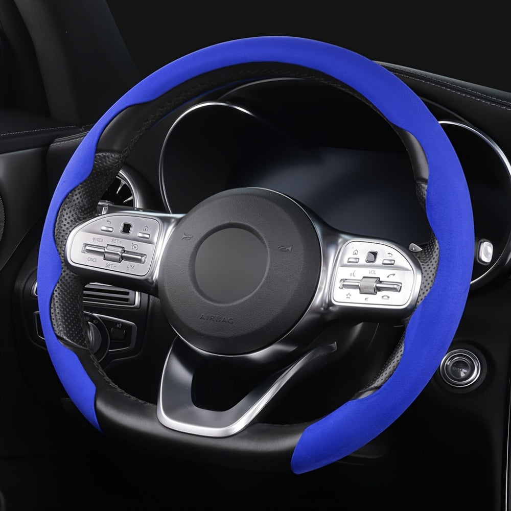 Non-Slip Universal Steering Wheel Cover Sweat-Absorbing Buckle for Cars