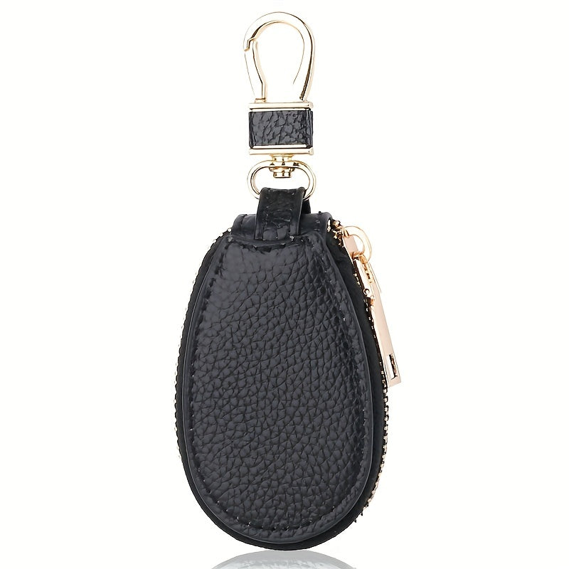 Women's Mini Zipper Key Bag Portable Car Key Chain Multifunctional