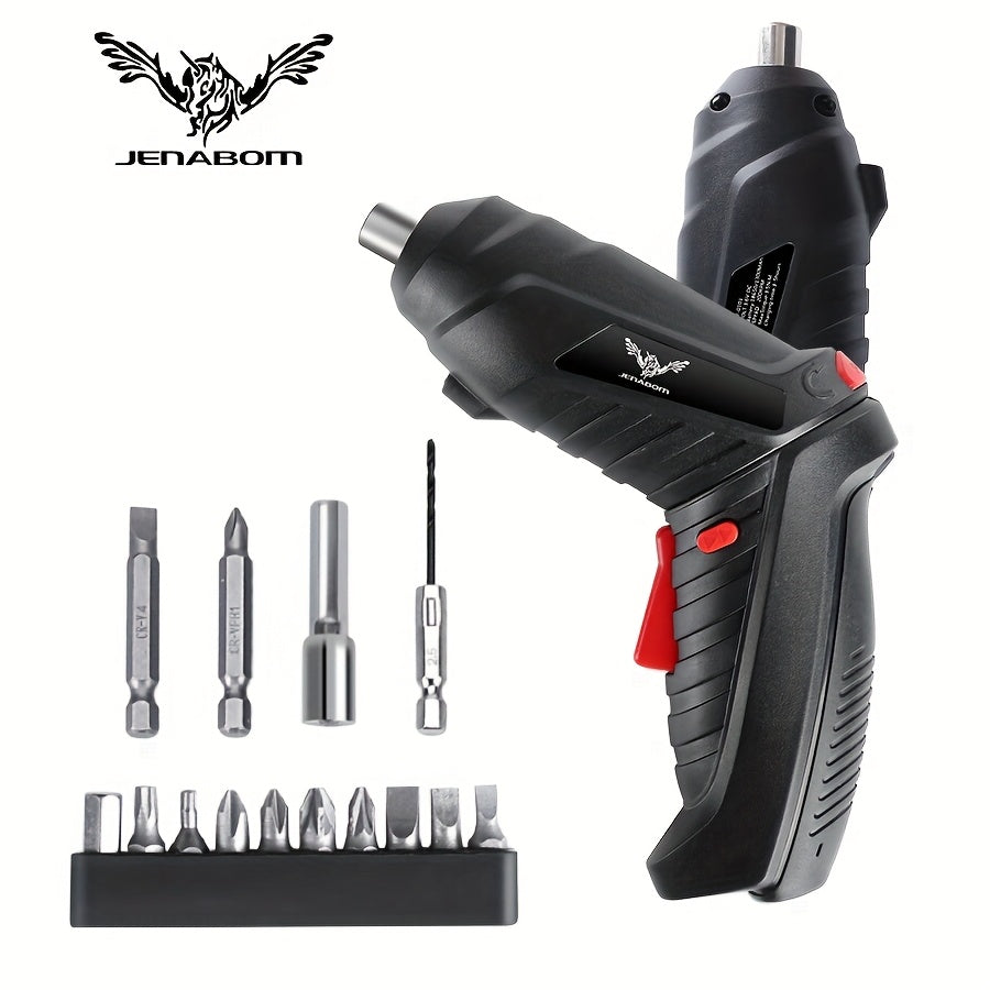 Electric Tool Set with 3.6V Mini Cordless Drill and Screwdriver 14 26 47 Pieces