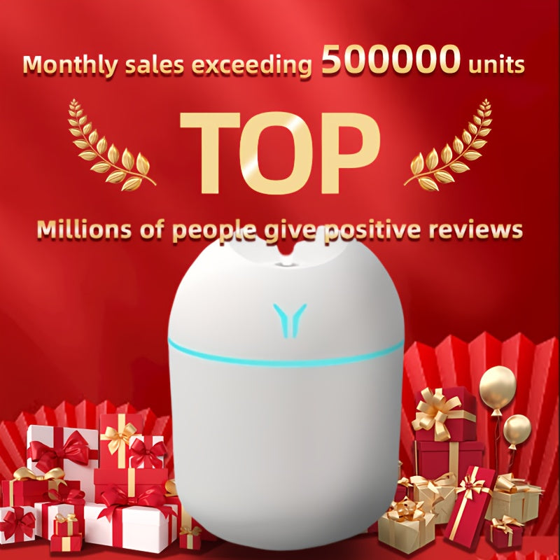 USB Aromatherapy Humidifier with Night Light for Bedroom Office Car