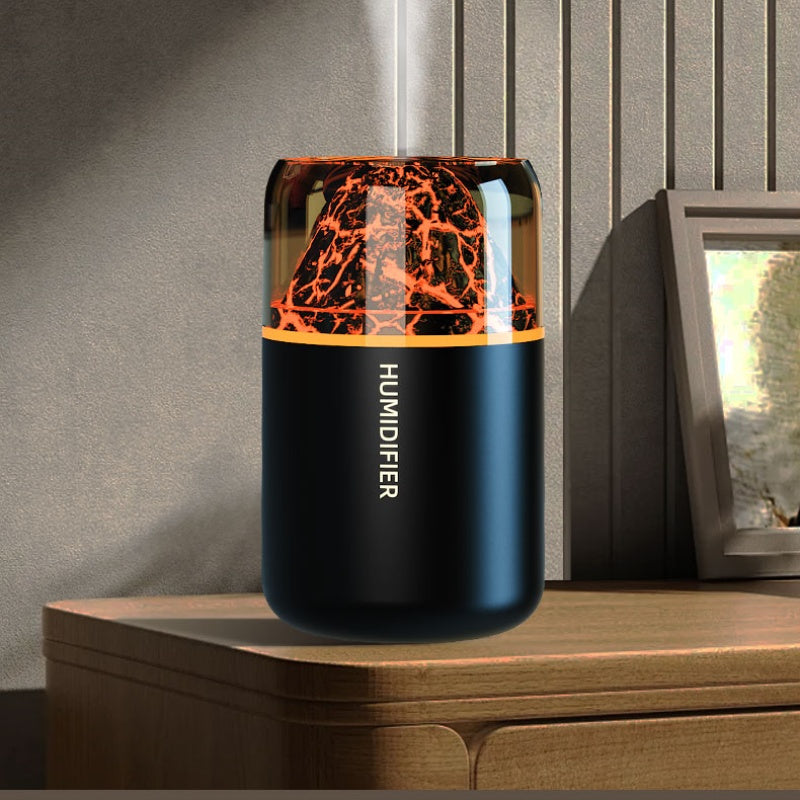 Мини-увлажнитель USB с яркими огнями для офиса, автомобиля, дома, тихий