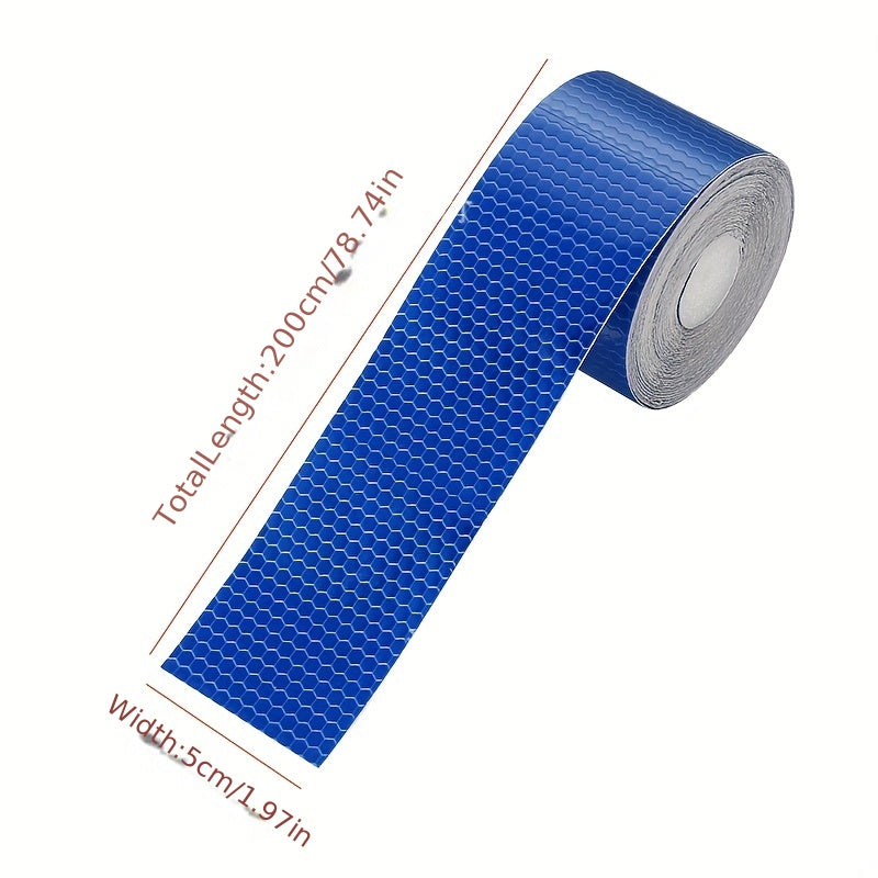 Reflective Tape for Cars and Motorcycles 5cm x 200cm Safety Warning Sticker