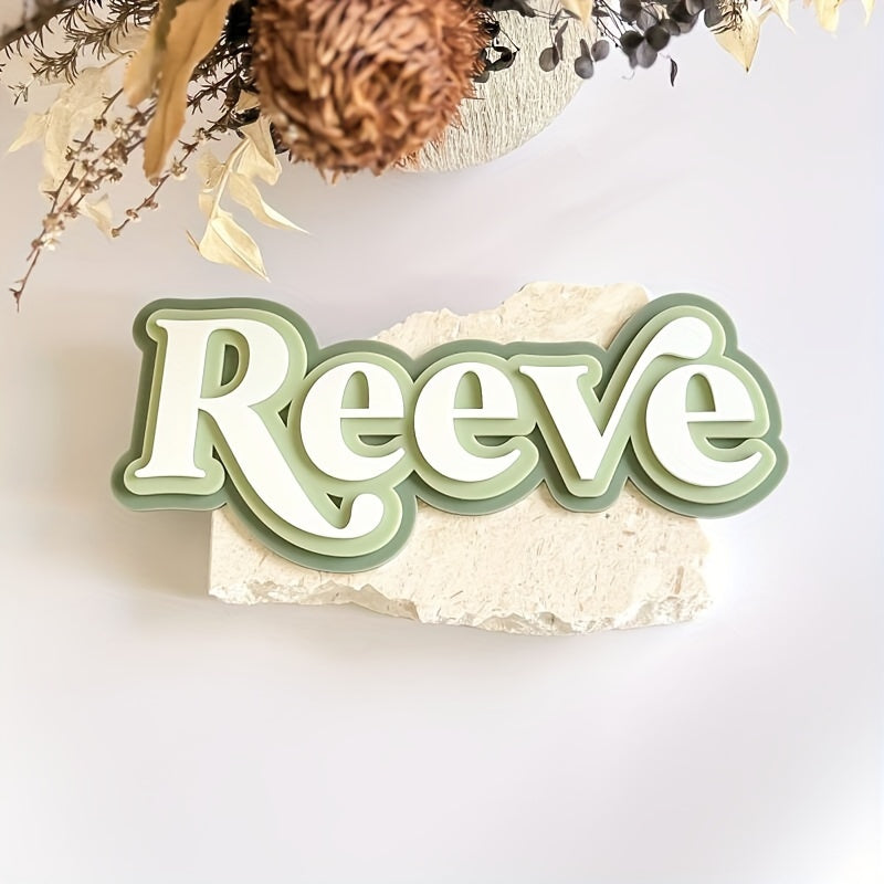 Personalized Acrylic Gift Tag for Kids Bedding and Necessities