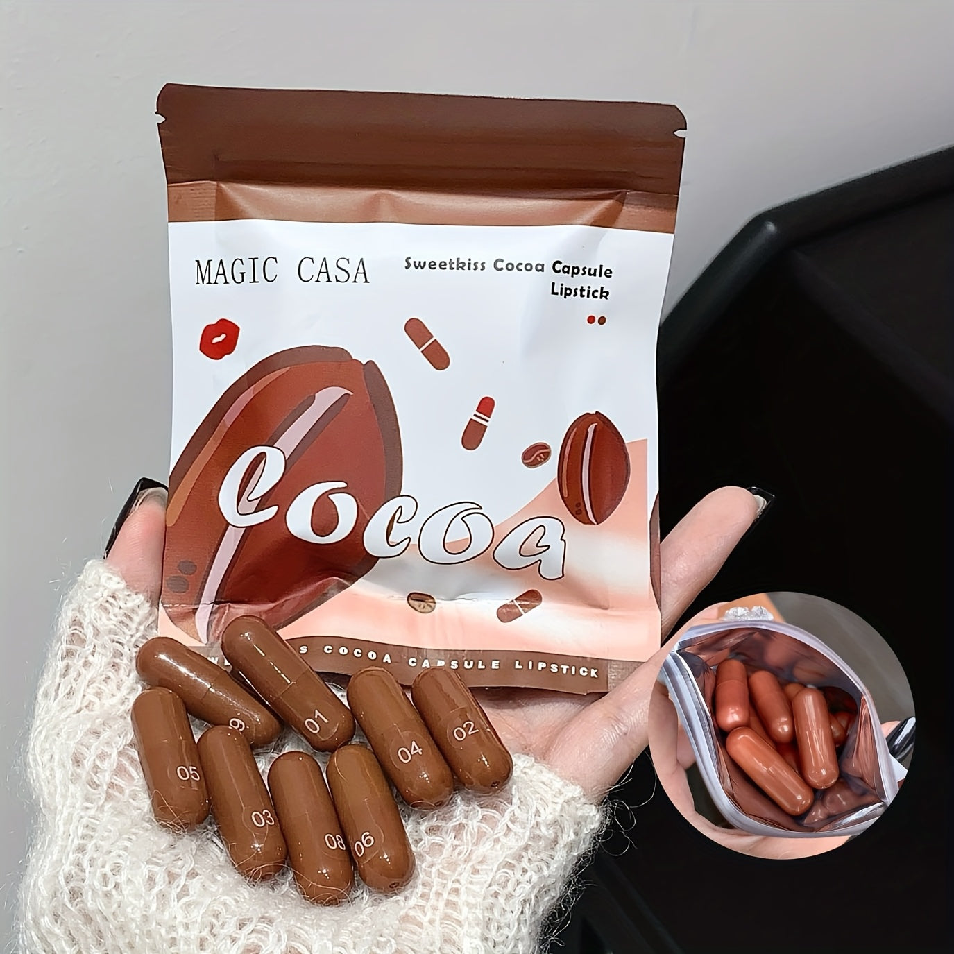 10Pcs Matte Velvet Finish Mini Lip Gloss Set Long-Lasting Non-Transferable