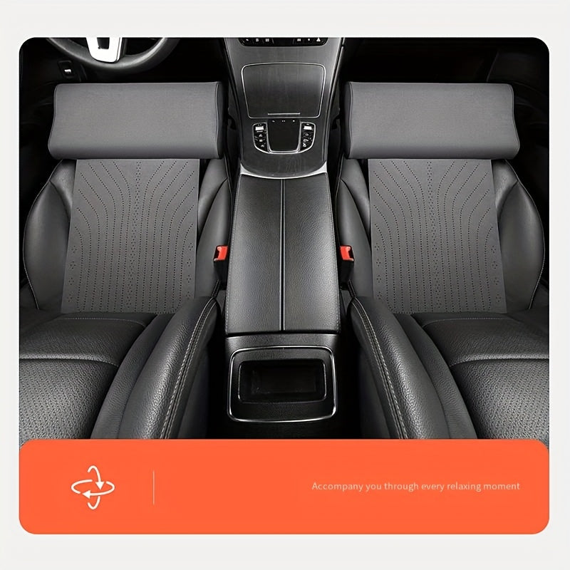 Memory Foam Car Leg Rest & Seat Cushion Ergonomic Folding Support