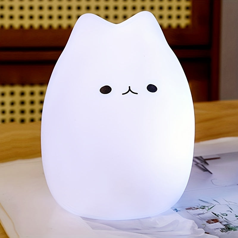 Kids Night Light Battery-Operated LED Lamp for Bedroom Cozy Atmosphere